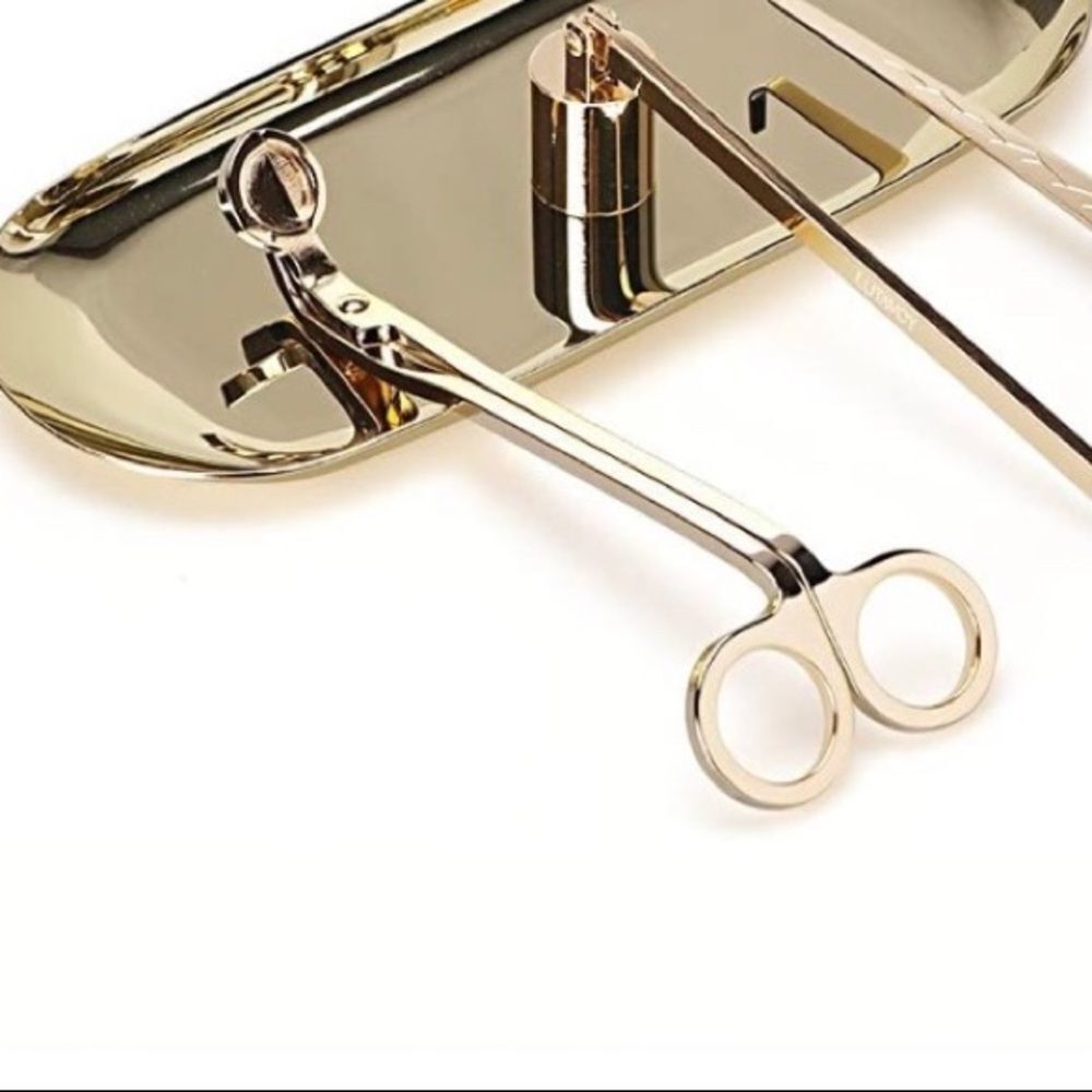 NWT Gold Candle Trimmer & Flame Snuffer